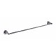 Euro Pin Lever Round Gunmetal Grey Single Towel Rack Rail 780mm